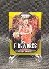 Candace Parker [Gold] #6 Basketball Cards 2023 Panini Prizm WNBA Fireworks Prices