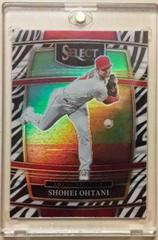Shohei Ohtani [Zebra Prizm] Baseball Cards 2022 Panini Select Prices