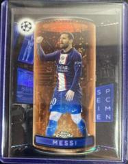 Lionel Messi [Orange] #S-10 Soccer Cards 2022 Topps Chrome UEFA Club Competitions Specimens Prices
