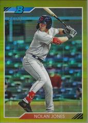 Nolan Jones [Gold Refractor] #NJ Baseball Cards 2020 Bowman Heritage Chrome Prospects Prices