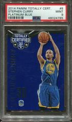 Stephen Curry [Platinum Blue] #8 Basketball Cards 2014 Panini Totally Certified Prices