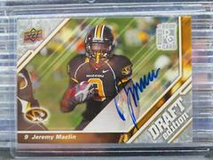 Jeremy Maclin [Autograph Copper] #67 Football Cards 2009 Upper Deck Draft Edition Prices