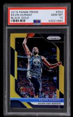 Kevin Durant [Holo Gold] Basketball Cards 2019 Panini Black Prices