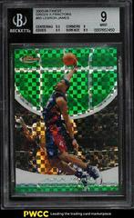 LeBron James [Green X Fractor] Basketball Cards 2005 Finest Prices