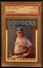 Tom Lasorda #291 Baseball Cards 1986 Topps Tiffany Prices