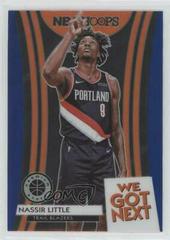 Nassir Little [Blue] Basketball Cards 2019 Panini Hoops Premium Stock We Got Next Prices