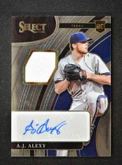 A. J. Alexy #RJA-AX Baseball Cards 2022 Panini Select Rookie Jersey Autographs Prices
