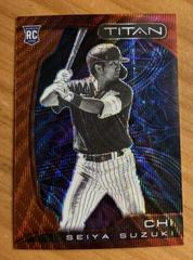Seiya Suzuki [Ruby Wave] #4 Baseball Cards 2022 Panini Chronicles Titan Prices