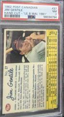 Jim Gentile [Hand Cut Le 8 Mai] #27 Baseball Cards 1962 Post Canadian Prices