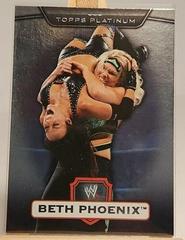 Beth Phoenix Wrestling Cards 2010 Topps Platinum WWE Prices