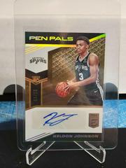 Keldon Johnson [Gold] Basketball Cards 2019 Panini Donruss Elite Pen Pals Prices