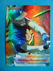 Rickey Henderson [Red Refractor] #4 Baseball Cards 1994 Bowman's Best Prices