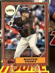 Buster Posey [Red] #T87-49 Baseball Cards 2022 Topps 1987 Prices