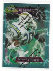 Natrone Means #1 Football Cards 1995 Topps Finest Prices