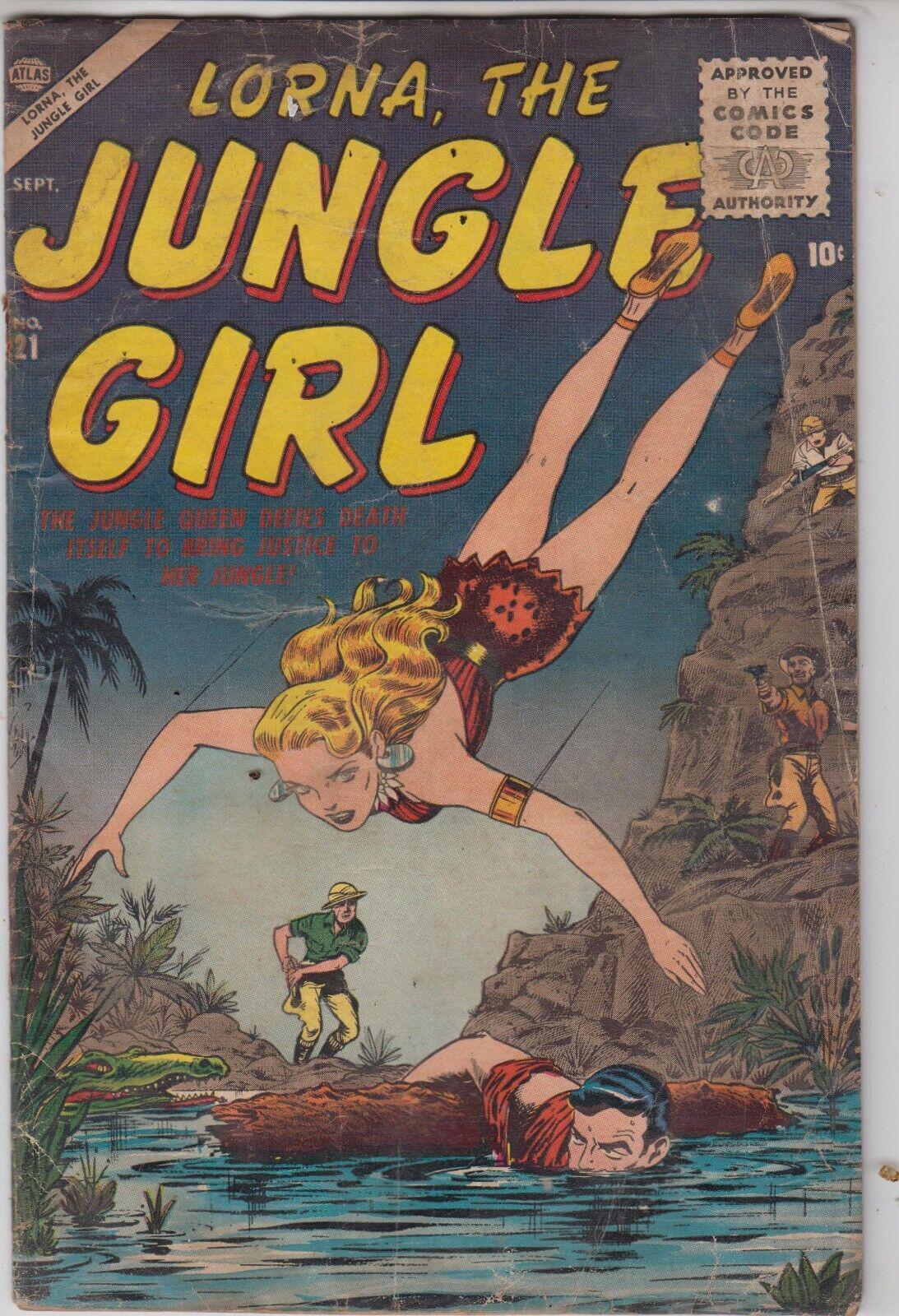 Lorna the Jungle Girl #21 (1956) Comic Books Lorna the Jungle Girl