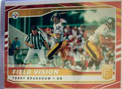 Terry Bradshaw [Red] #FV7 Football Cards 2021 Panini Donruss Elite Field Vision Prices