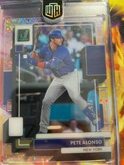 Pete Alonso [Green] #41 Baseball Cards 2022 Panini Chronicles Clearly Donruss Prices