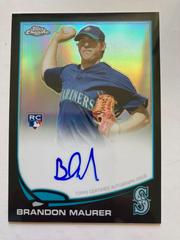 Brandon Maurer [Black Refractor] #102 Baseball Cards 2013 Topps Chrome Rookie Autograph Prices