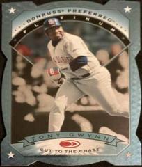 Tony Gwynn [Cut to the Chase] #172 Baseball Cards 1997 Panini Donruss Preferred Prices