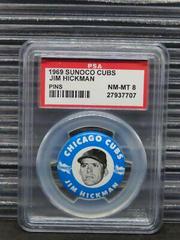 Jim Hickman Baseball Cards 1969 Sunoco Cubs Pins Prices