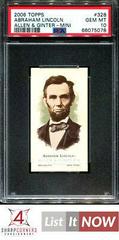Abraham Lincoln [Mini] #328 Baseball Cards 2006 Topps Allen & Ginter Prices