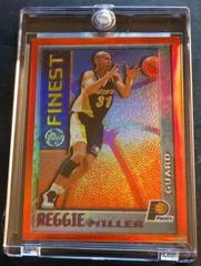 Reggie Miller [Bordered Refractor] Basketball Cards 1995 Finest Mystery Prices