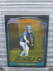Chris Lubanski [Auto. Refractor] Baseball Cards 2003 Bowman Chrome Draft Picks Prices