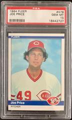 Joe Price #479 Baseball Cards 1984 Fleer Prices