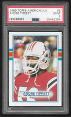 Andre Tippett #5 Football Cards 1989 Topps American/UK Prices
