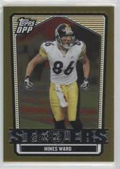 Hines Ward [Chrome Gold] #23 Football Cards 2007 Topps Draft Picks & Prospects Prices