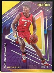 Anthony Edwards [Gold] #23 Basketball Cards 2022 Panini Chronicles Draft Picks Recon Prices