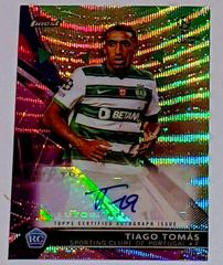 Tiago Tomas [Green Wave] Soccer Cards 2021 Topps Finest UEFA Champions League Autographs Prices