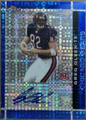 Greg Olsen [Blue Xfractor Autograph] Football Cards 2007 Topps Finest Prices