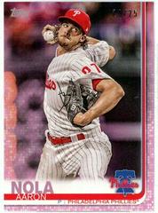 Aaron Nola [Pink] #163 Baseball Cards 2019 Topps Mini Prices
