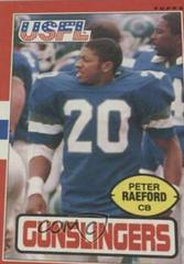 Peter Raeford Football Cards 1985 Topps USFL Prices
