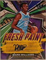 Mark Williams [Sapphire] #FP-MWC Basketball Cards 2022 Panini Court Kings Fresh Paint Autographs Prices