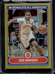 Zoe Brooks [Gold] #2K7-25 Basketball Cards 2023 Topps Chrome McDonald's All American 2007 Prices