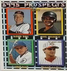David Bell, Joel Chimelis, Lino Diaz, Aaron Boone #581 Baseball Cards 1995 Topps Prices