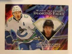 Quinn Hughes #DF-QH Hockey Cards 2023 Upper Deck Black Diamond Facet Prices