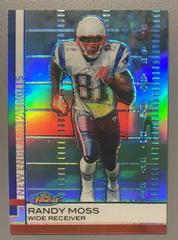 Randy Moss [Blue Refractor] #21 Football Cards 2009 Topps Finest Prices