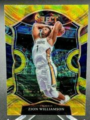 Zion Williamson [Gold Wave] Basketball Cards 2020 Panini Select Prices