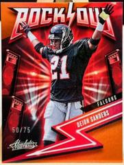 Deion Sanders [Spectrum Orange] #5 Football Cards 2023 Panini Absolute Rock Out Prices
