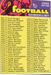 Checklist 397-528 Football Cards 1973 Topps Prices