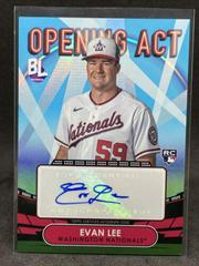 Evan Lee [Orange] #OAA-EL Baseball Cards 2023 Topps Big League Opening Act Autographs Prices