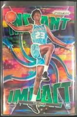 Kai Jones [Green Wave] Basketball Cards 2021 Panini Prizm Instant Impact Prices