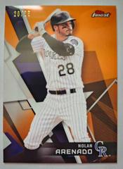 Nolan Arenado [Orange Refractor] #59 Baseball Cards 2018 Topps Finest Prices
