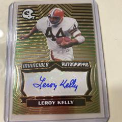 Leroy Kelly #INV-LKE Football Cards 2021 Panini Chronicles Invincible Autographs Prices