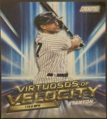 Giancarlo Stanton #VV-12 Baseball Cards 2023 Stadium Club Virtuosos of Velocity Prices