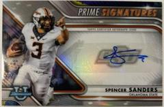 Spencer Sanders #PCS-SS Football Cards 2022 Bowman Chrome University Prime Signatures Prices