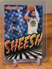 Stephen Curry [Hyper Red] #3 Basketball Cards 2023 Panini Hoops Sheesh Prices